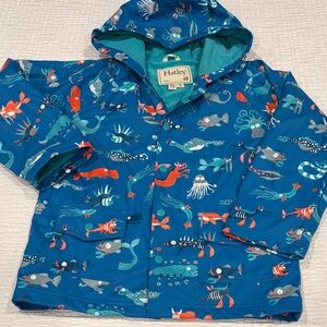 Hatley Ocean Adventure Blue Raincoat